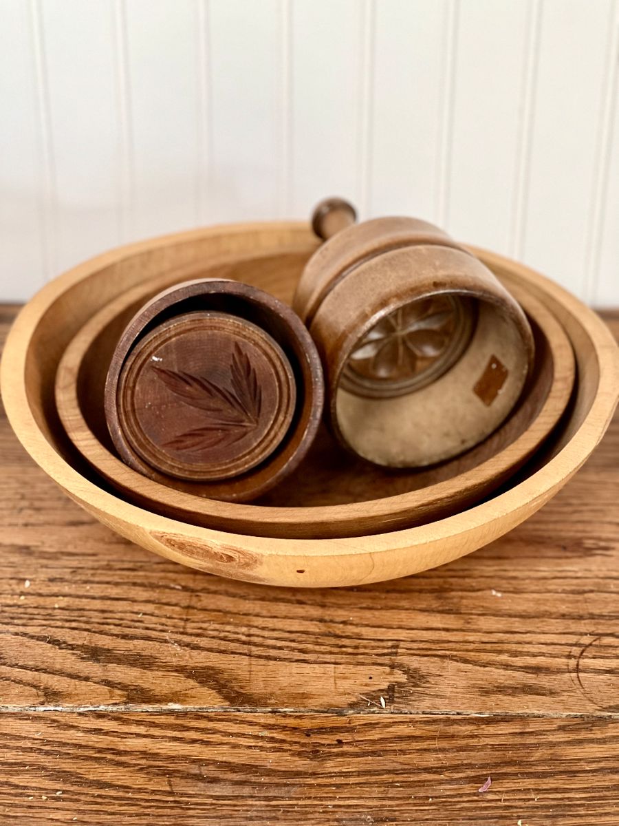 Dough bowls and butter molds