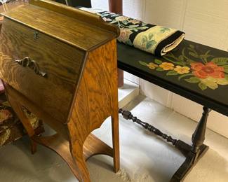 Painted Trestle Table