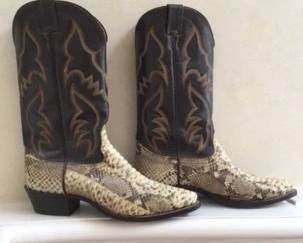 Nacona Snake Skin Boots