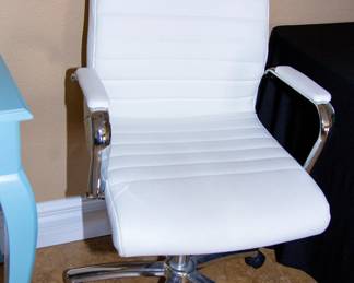 Modern white office chair