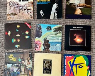 HUGE Collection of Vinyl Records: Deep Purple, Dave Clark Five, Miles Davis, Bruford, and More!