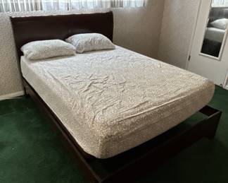 Wood Sleigh Headboard - Queen