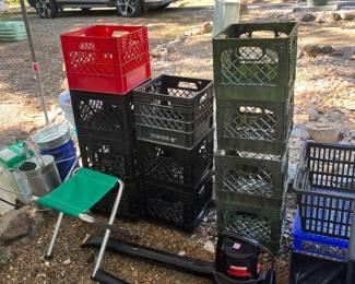 Blowers
Milk crates