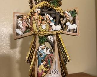 Carved Christmas decor