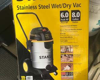 8 gallon Stanley shop vac. This little guy has a handle for ease of transport 
$75