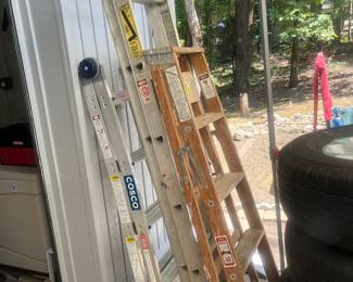 Ladders
5ft wooden $10
Metal $45