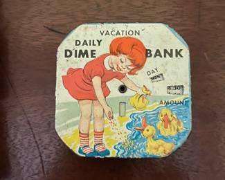 Vintage Dime Bank