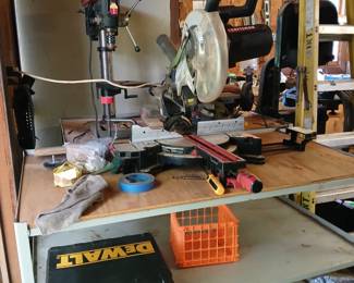 Variety of hand tools and electric tools