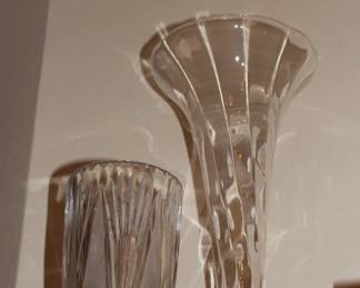 Crystal vases