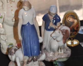 Copenhagen Porcelain figures