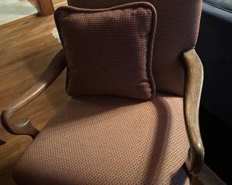 Upholstered desk chair