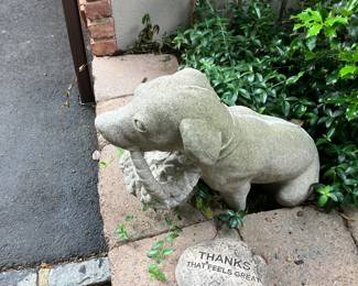 Cement garden ornaments 