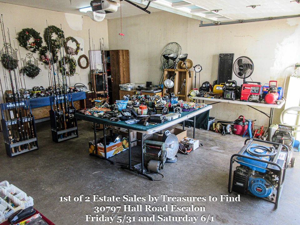 1st of 2 Estate Sales in Escalon by Treasures... starts on 5/31/2024