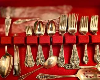 Sterling silver set, amazing pattern