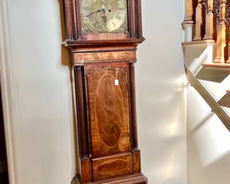 ANTIQUE 1687 LONG CASE GRANDFATHER  TALL CLOCK WITH MOON PHASE BY EDWARD BANGER NEPHEW AND ASSISTANT TO FAMOUS CLOCKMAKER THOMAS TOMPION.