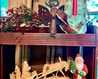 RUSSIAN WOODEN SANTA.