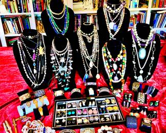 NICE SELECTION OF FINE AND UPSCALE BOUTIQUE JEWELRY.  GOLD AND STERLING, STONES, GEMS.