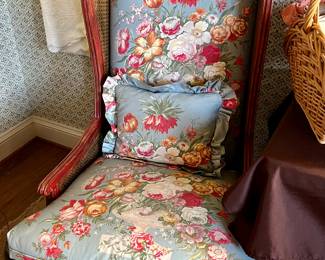 LOVE THESE PAIR OF DOUBLE CANED WINGBACK ARM CHAIRS.