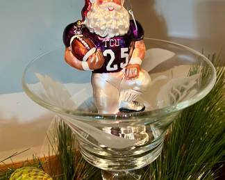CHRISTOPHER RADKO TCU SANTA FOOTBALL PLAYER.