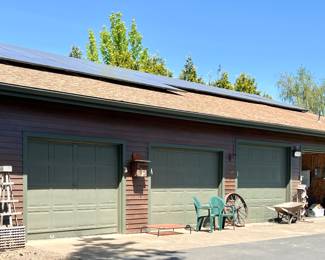 The EstateSales in the shop all on one level nothing upstairs also lots of parking in the field next-door