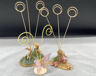 Jeweled and enameled photo holders