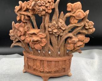 Vintage cast iron Door stop