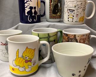 Cat mugs