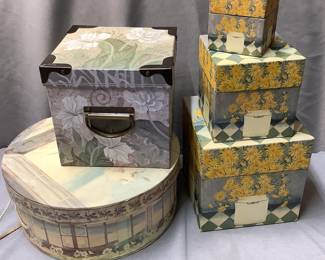 Decorative storage boxes