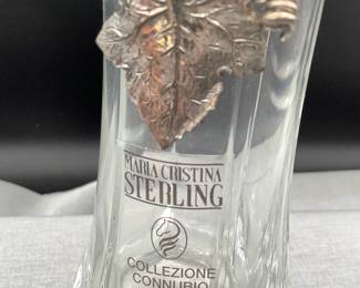 Maria Cristina Sterling vase