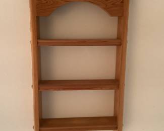 Wall hanging miniature shelf