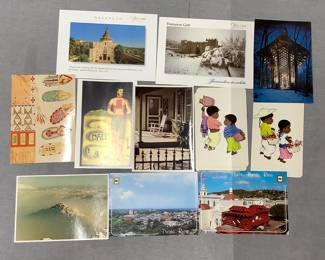 Postcards, unused