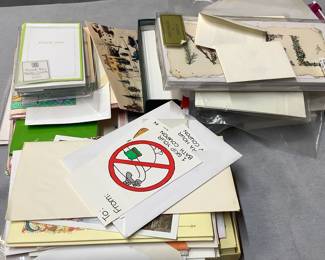 Huge lot of unused notecards