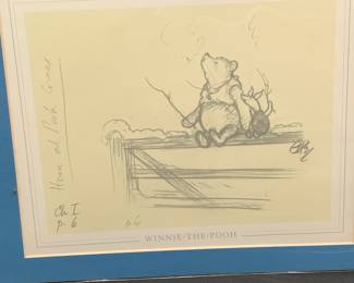 Pooh lithograph