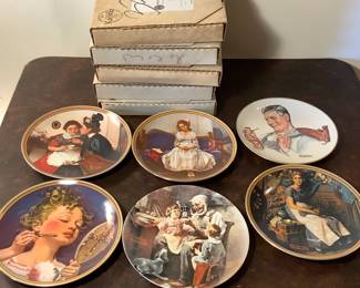 Norman Rockwell plates