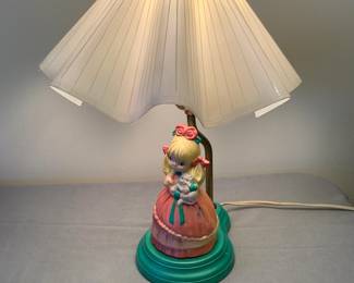 Vintage Holland Mold Lamp with plastic molded shade