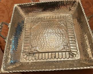 Silver tray