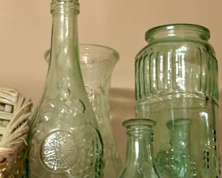 Vintage glassware