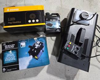 Holiday, Halloween.  Fog Machines