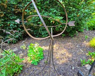 Yard Art, Metal Abstract