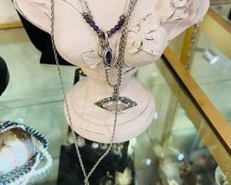 Garnet sterling amethyst