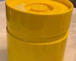 MCM Yellow Heller Ice Bucket Designed By Sergio Asti