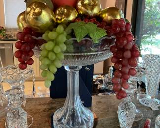 Flint Glass Compote, Attr. New England Glass Company, C. 1840.