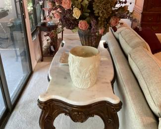 Marble Top Console Table