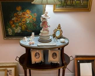 Antique  Two-Tiered Table