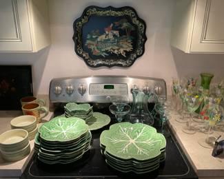 Porcelain Leaf Plates