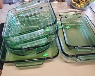 Green Anchor Hocking