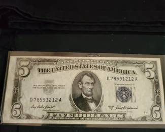 Five Dollar Silver Cert