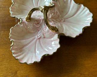 1950s Italian leaf platter