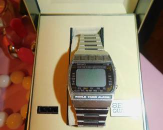 Rare Seiko World Traveler Watch 
