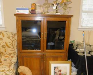 Glass Door TV Cabinet